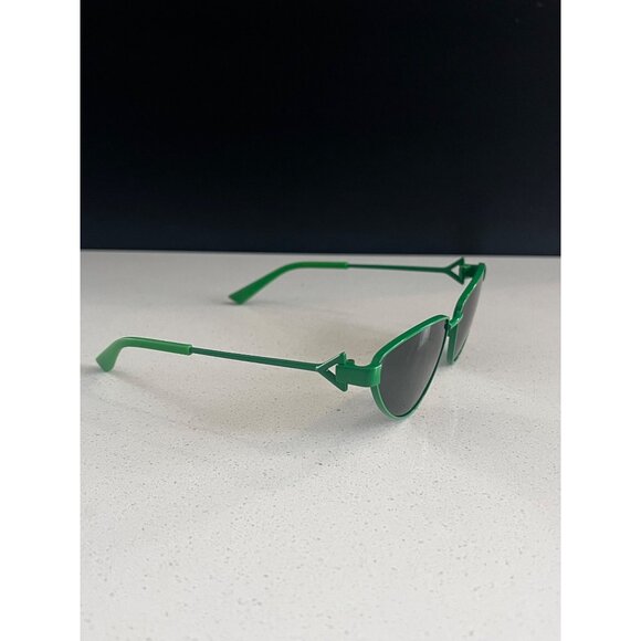 Bottega Veneta BV1186S-004 Triangle green Metal 59MM Cat-Eye Sunglasses main image 8